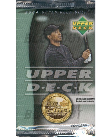2004 Upper Deck Golf Retail Pack