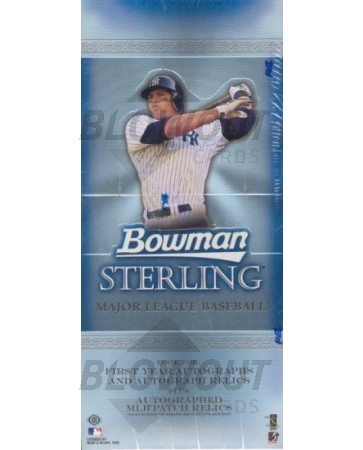 2005 Bowman Sterling Baseball Hobby 4 Box Case