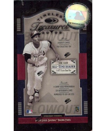 2005 Donruss Timeless Treasures Baseball Hobby Tin Box