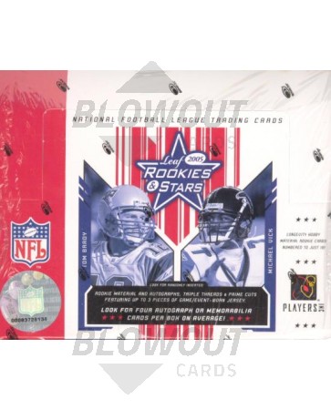 2005 Leaf Rookies & Stars Football Hobby 12 Box Case