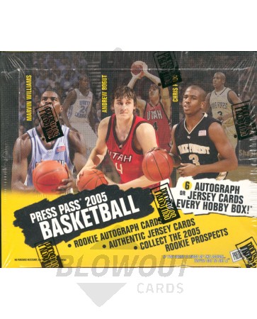 2005 Press Pass Basketball Hobby Box