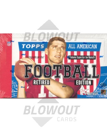 2005 Topps All American Retired Edition Football Hobby Box