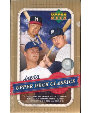 2005 Upper Deck Classics Baseball Hobby Box