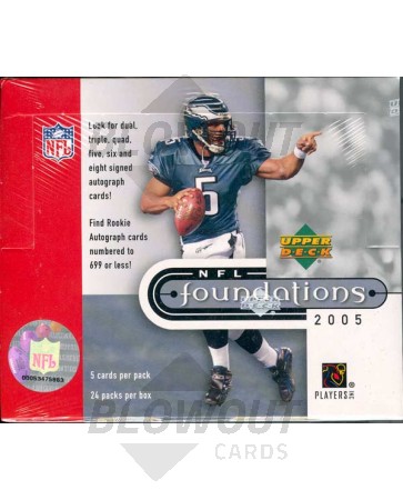 2005 Upper Deck Foundations Football Hobby Box