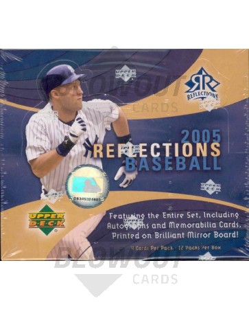 2005 Upper Deck Reflections Baseball Hobby 18 Box Case