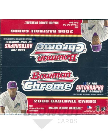 2006 Bowman Chrome Baseball Retail Box