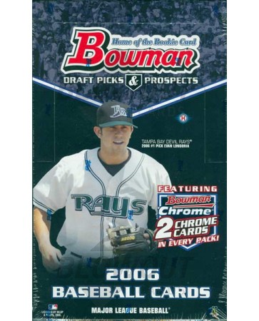 2006 Bowman Draft Picks & Prospects Baseball Hobby 10 Box Case