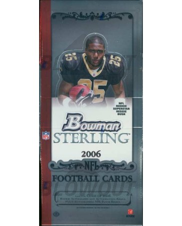 2006 Bowman Sterling Football Hobby 4 Box Case