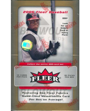 2006 Fleer Baseball Hobby 12 Box Case