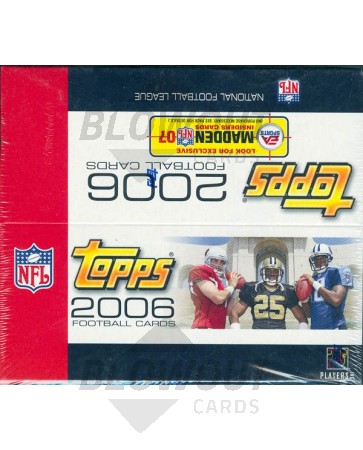 2006 Topps Football Retail 20 Box Lot