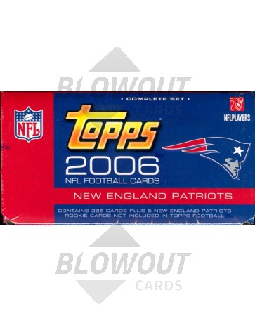 2006 Topps Football Team Factory Set: New England Patriots