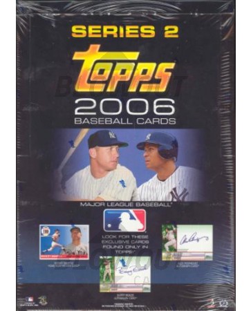 2006 Topps Series 2 Baseball Rack Pack Box