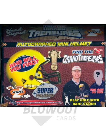 2006 Tristar Hidden Treasures Football Mini Helmet 8 Box Case