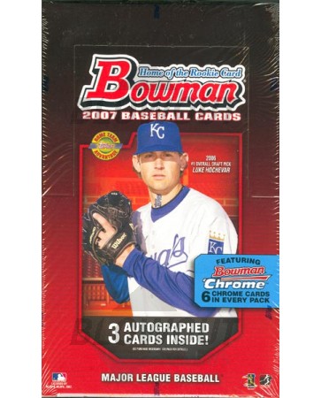 2007 Bowman Baseball Jumbo (HTA) Box