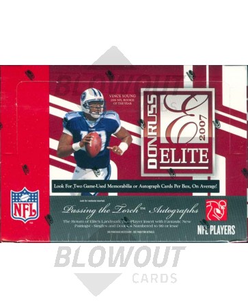 2007 Donruss Elite Football Hobby Box