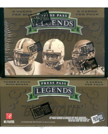 2007 Press Pass Legends Football Hobby Box