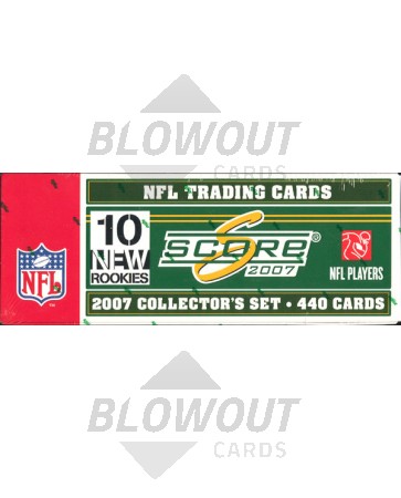 2007 Score Football Factory Set - 10 Set Case