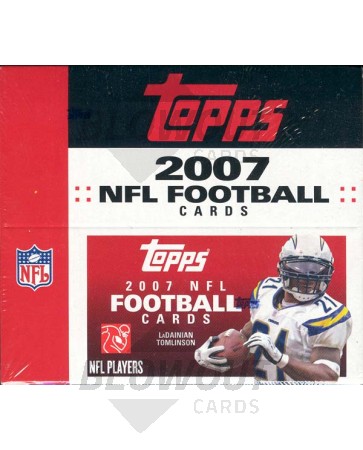 2007 Topps Football Retail 12 Box Case