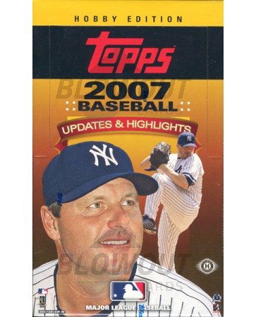 2007 Topps Series 3 Updates Highlight Baseball Hobby Box