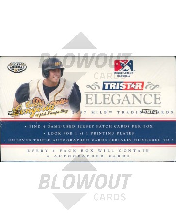 2007 Tristar Elegance Baseball Hobby Box