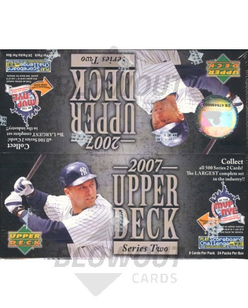 2007 Upper Deck Series 2 Baseball Retail 20 Box Case