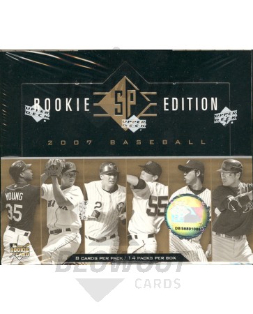 2007 Upper Deck SP Rookie Edition Baseball Hobby Box