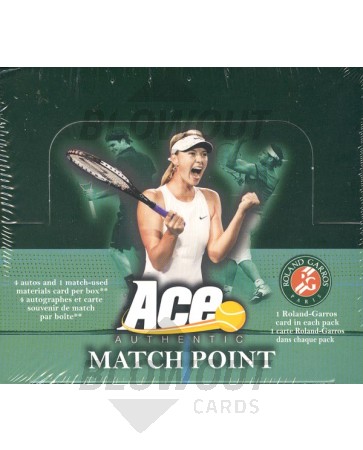 2008 Ace Authentic Match Point Tennis 10 Box Case