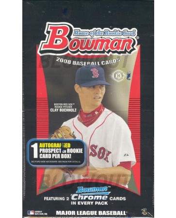 2008 Bowman Baseball Hobby Box