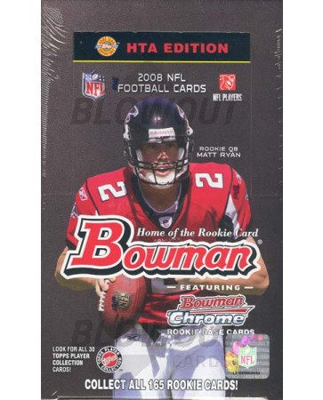 2008 Bowman Football Jumbo HTA Box