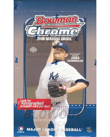 2008 Bowman Chrome Baseball Hobby Box