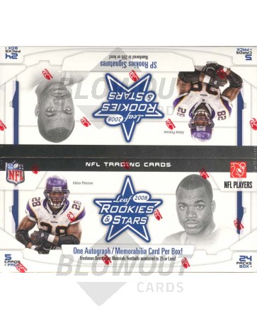 2008 Leaf Rookies & Stars Football Retail Box