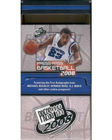 2008 Press Pass Basketball Gravity Feed Retail Box