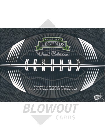 2008 Press Pass Legends Bowl Edition Football Hobby 12 Box Case