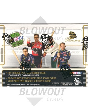 2008 Press Pass Premium Racing Hobby 20 Box Case