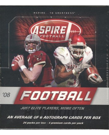 2008 Sage Aspire Football Hobby 16 Box Case
