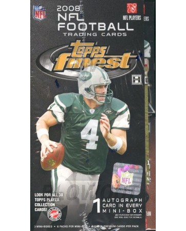 2008 Topps Finest Football Hobby 8 Box Case