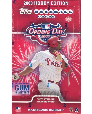 2008 Topps Opening Day Baseball Hobby Box