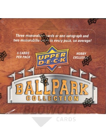 2008 Upper Deck Ballpark Collection Baseball Hobby Box