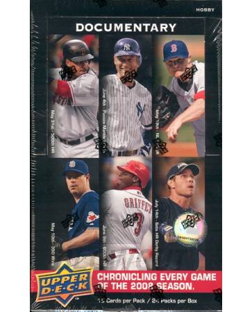 2008 Upper Deck Documentary Baseball Hobby Box
