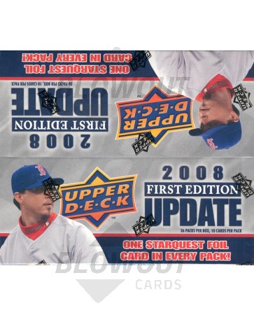 2008 Upper Deck First Edition Update Baseball 20 Box Case