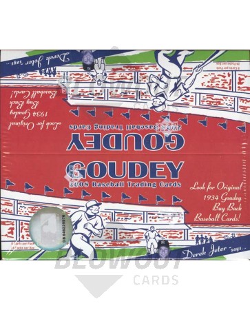 2008 Upper Deck Goudey Baseball Retail Box