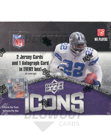 2008 Upper Deck Icons Football Hobby Box