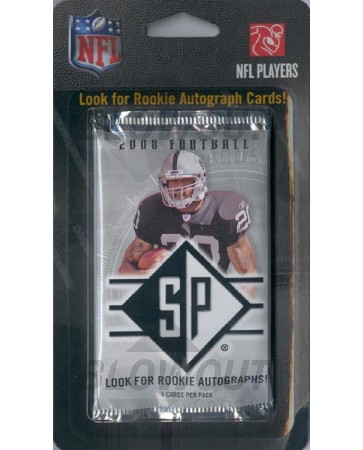 2008 Upper Deck SP Authentic Football Blister Pack