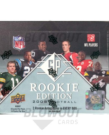 2008 Upper Deck SP Rookie Edition Football Hobby Box