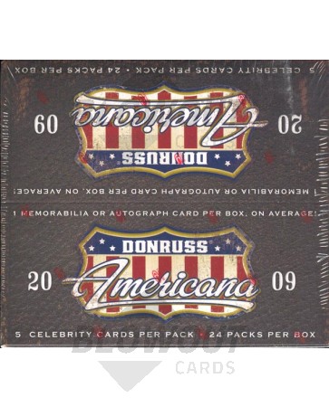 2009 Donruss Americana Retail 20 Box Case