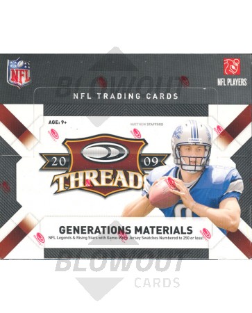 2009 Donruss Threads Football Hobby Box