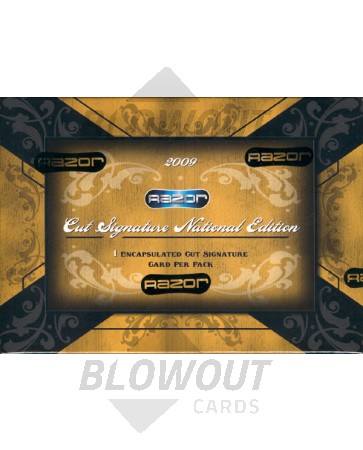 2009 Razor Cut Signature National Edition Box