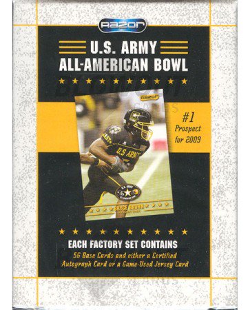 2009 Razor US Army All-American High School Football Box Set