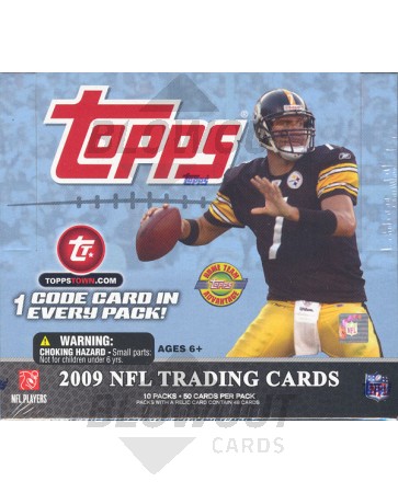 2009 Topps Football Jumbo HTA Box