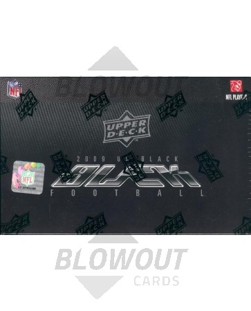 2009 Upper Deck Black Football Hobby 10 Box Case